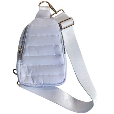 ah.dorned Eliza Quilted Puffy Sling Bag