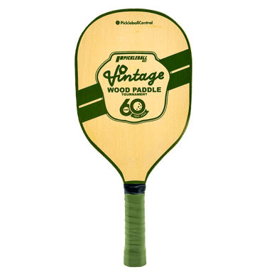 60th Anniversary Vintage Wood Pickleball Paddle