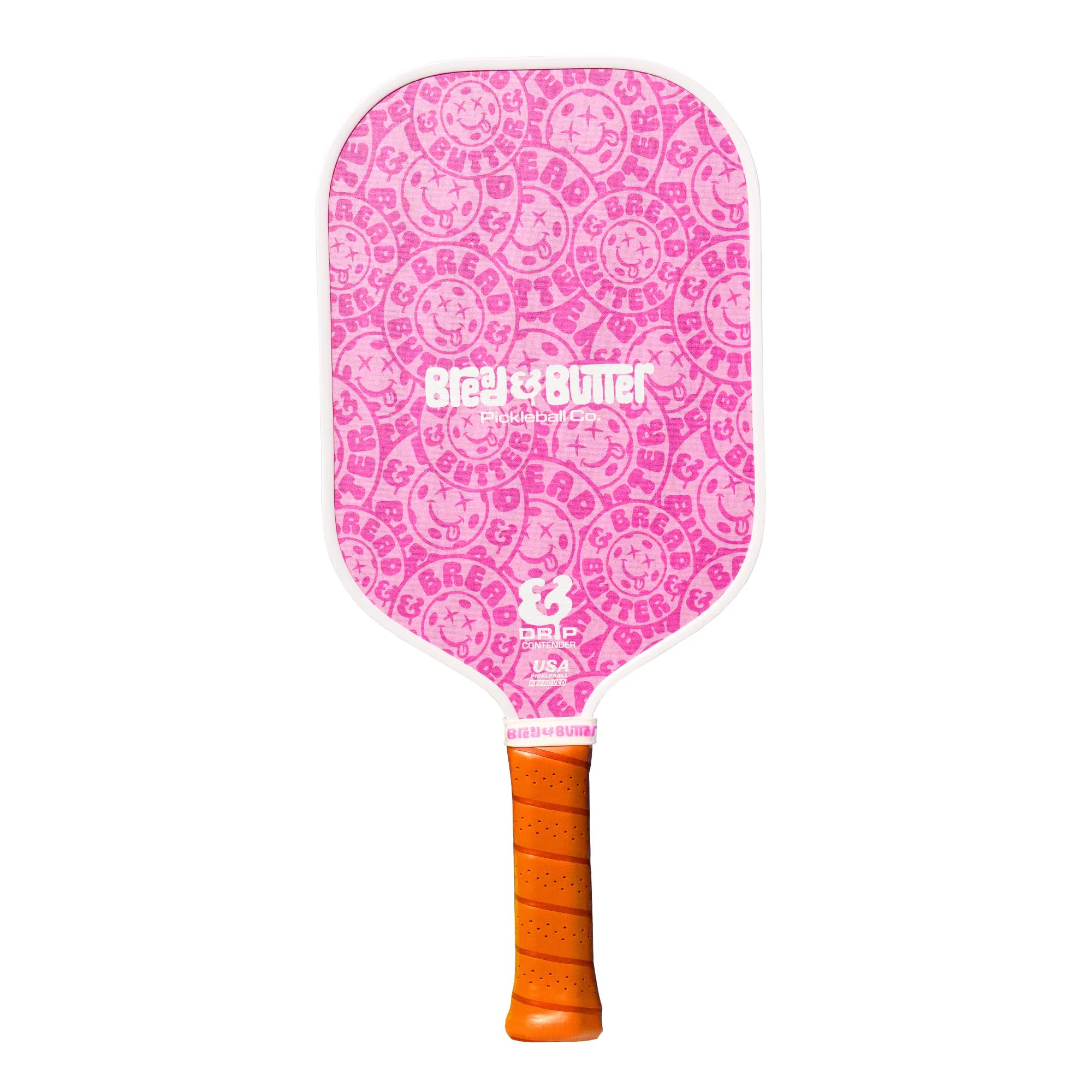 DeadBall Drip 16mm Pickleball Paddle - Pink