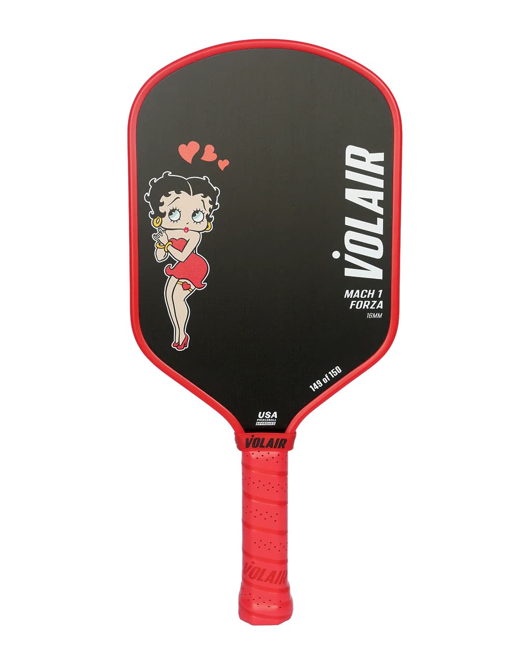 Mach 1 Forza Pickleball Paddle 16mm: Betty Boop "Classy"