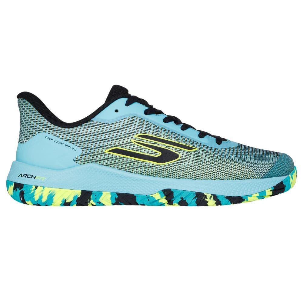 Skechers Viper Court Pro 2.0 Shoe - Men's - Aqua/Multi