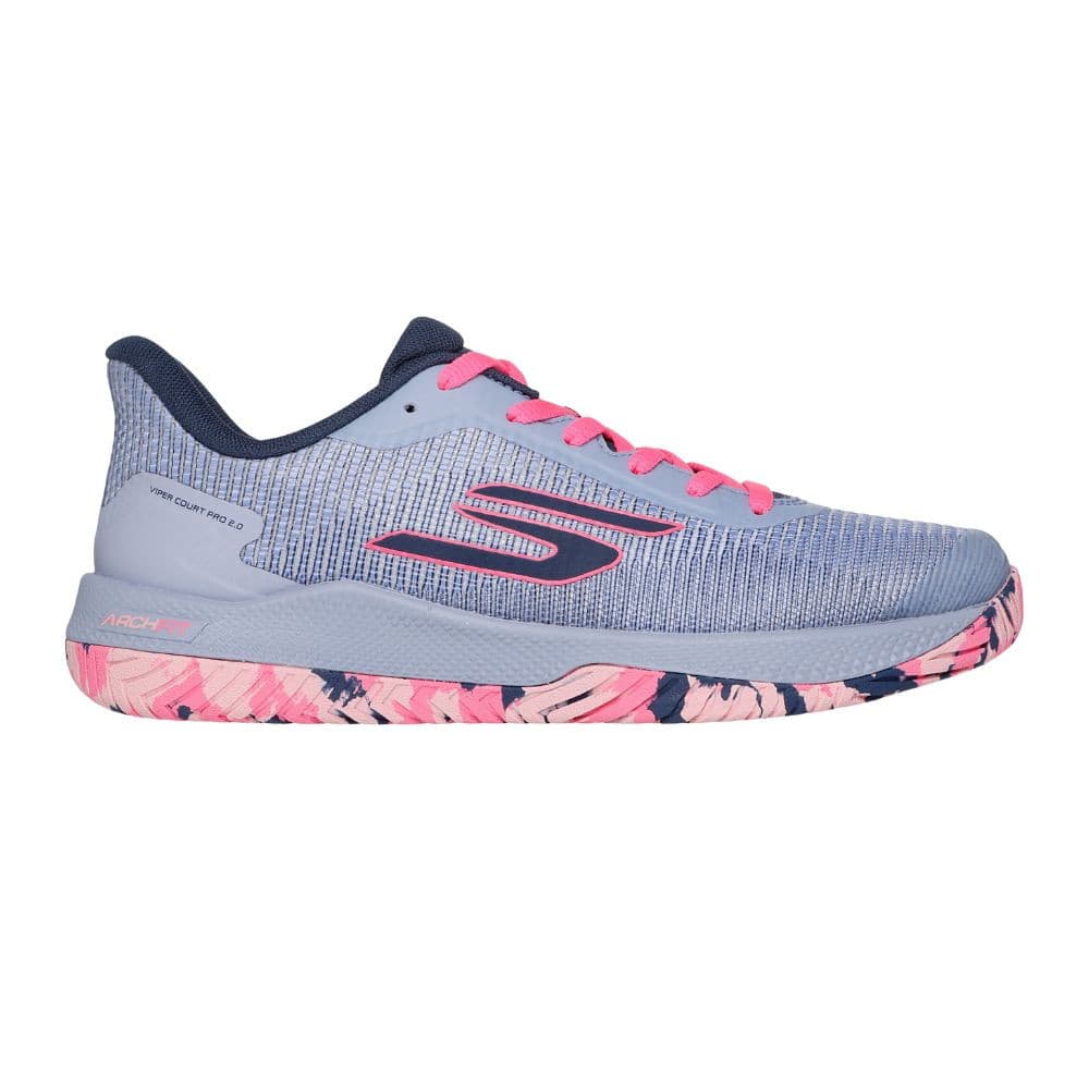 Skechers Viper Court Pro 2.0 Shoe - Women's - Gray/Lavender